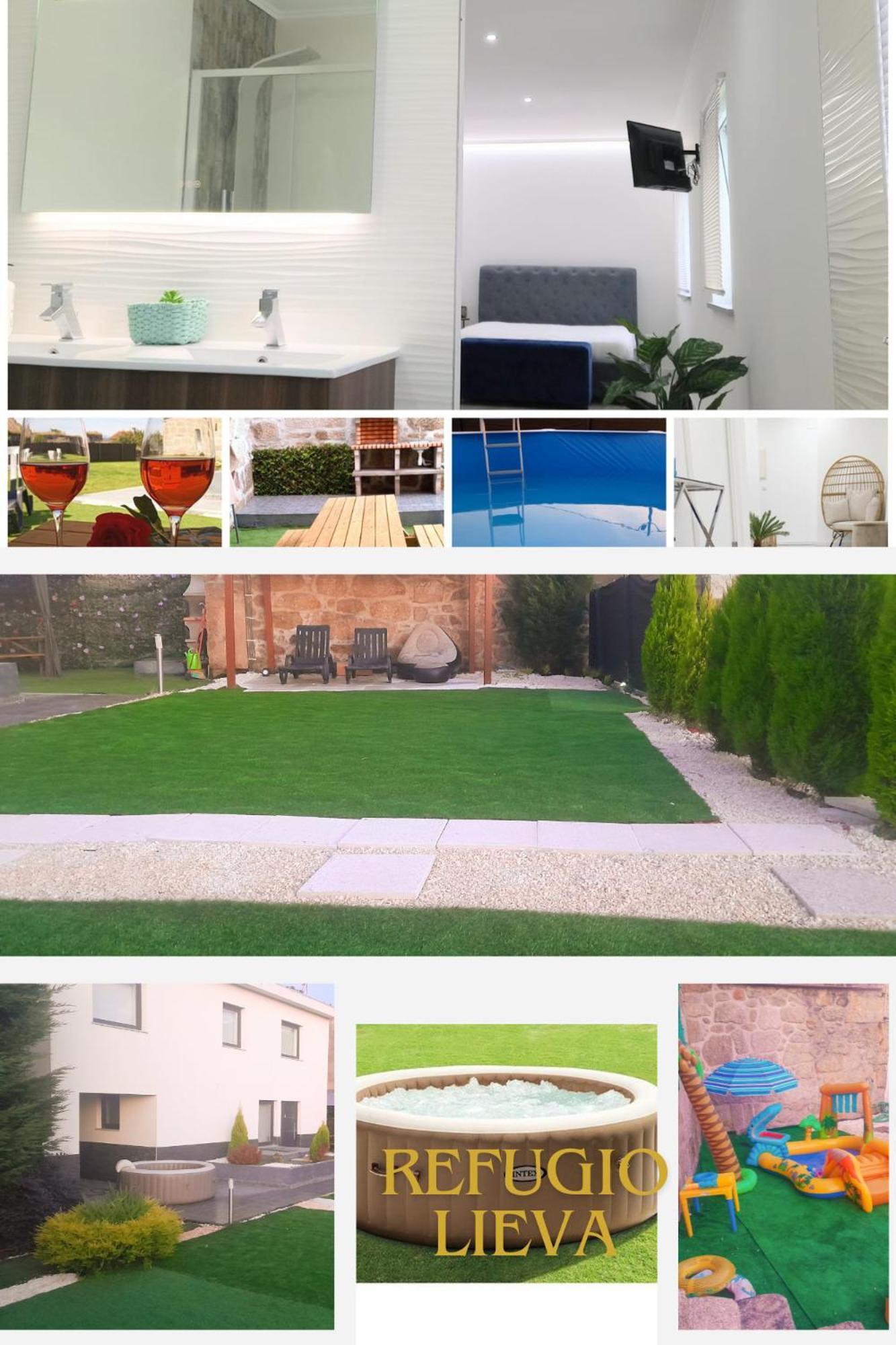 Casa Incrivel Refugio Lieva ,Piscina , Jacuzzi Exterior E Zona Kids Apartman Nelas Kültér fotó
